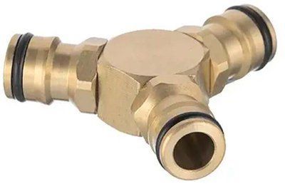 Тройник латунный для коннектора Intertool-Storm - 1/2" &times; 1/2" &times; 1/2" 000079628 фото