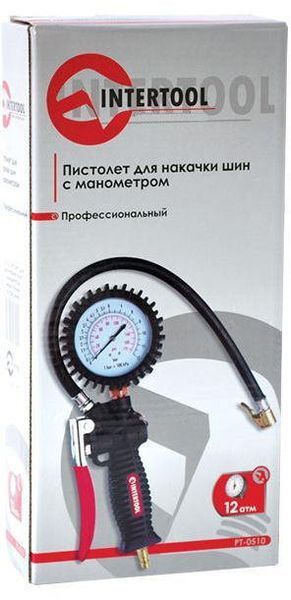 Пневмопістолет для підкачування коліс Intertool - 12 bar 000006951 фото