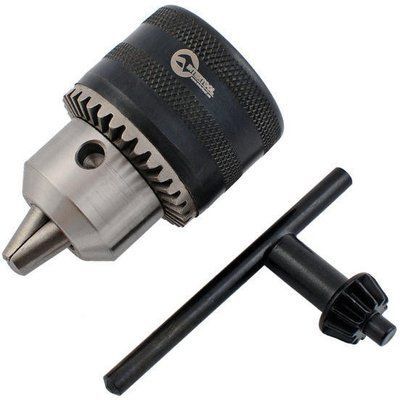 Патрон для дриля з ключем Intertool - M12 х 1.25, 3-16 мм 000006874 фото