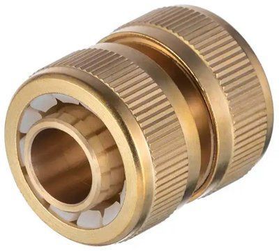 Муфта ремонтна латунна для шлангу Intertool-Storm - 3/4" &times; 3/4" 000079632 фото