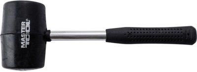 Киянка Mastertool - 680 г х 75 мм чорна гума, ручка метал 000004746 фото