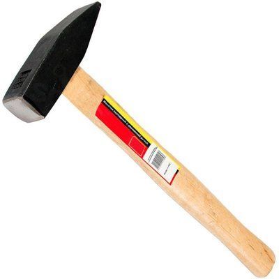 Молоток Intertool - 1000 г ручка дерево 000044156 фото