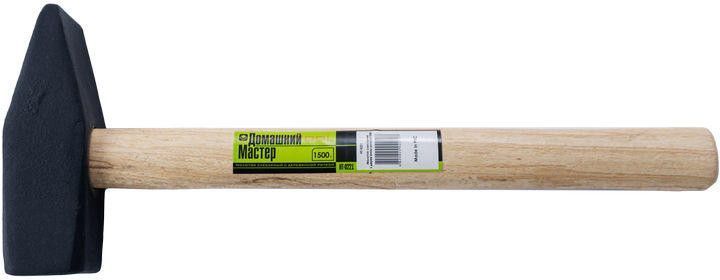 Молоток Intertool - 1500 г ручка дерево 000044162 фото