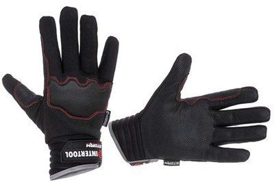 Перчатка Intertool-Storm - из спандекса антискользящие с защитой суставов 10" 000080389 фото