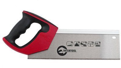 Ножовка по дереву пасовочная Intertool - 350 мм 12T х 1" 000004536 фото