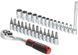 Набор инструмента на планке Intertool - 1/4" x 28 ед. Storm 000072740 фото 2