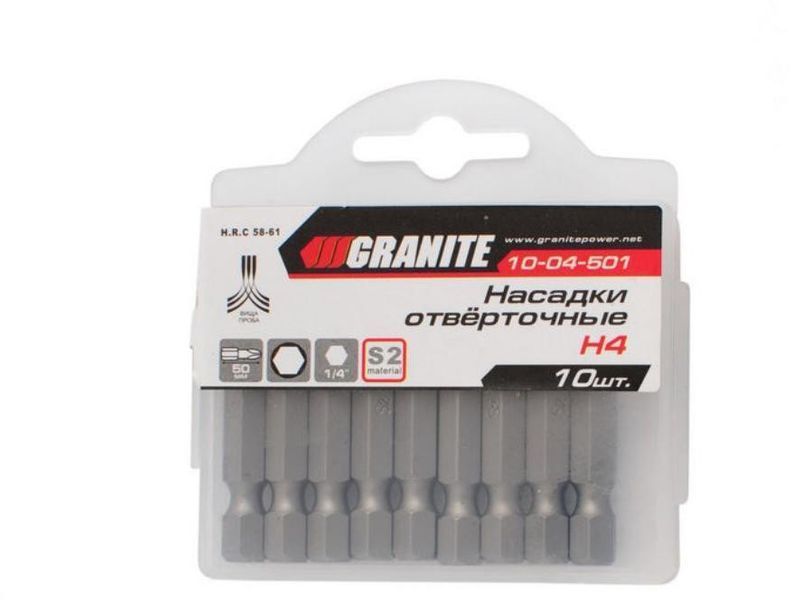 Бита Granite - H4 х 25 мм (10 шт.) 000003287 фото