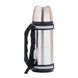 Термос Kamille 1500ml. з нержавіючої сталі з ручкою і ремінцем KM-2091 2091 фото 6