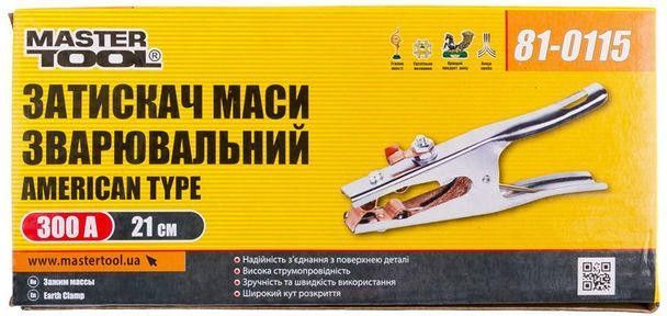 Зажим массы Mastertool - 300А American 000069171 фото