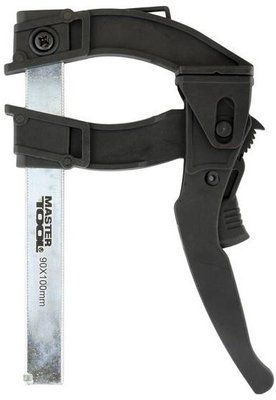 Струбцина рейкова F-тип Mastertool - 100&times;90 мм 000079558 фото