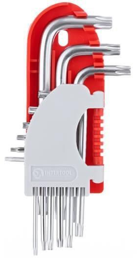 Набор Torx ключей Intertool - 9 шт., Pro 000006284 фото