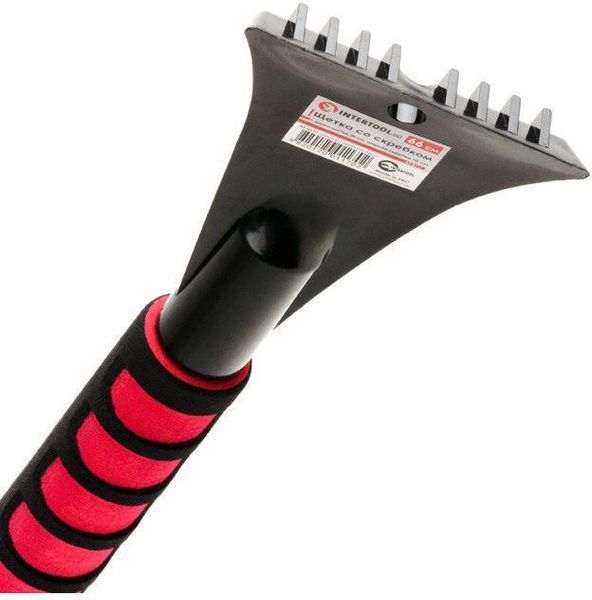 Щетка со скребком Intertool - 660 мм 000060427 фото