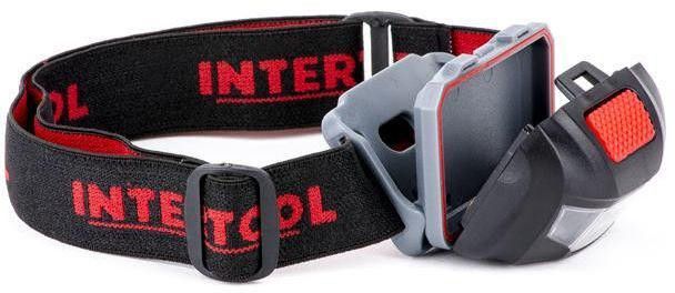Ліхтар налобний Intertool - 1 LED + 2 LED х 1 Вт 000016003 фото