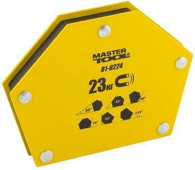 Держатель магнитный для сварки Mastertool - 23 кг трапеция 000078149 фото