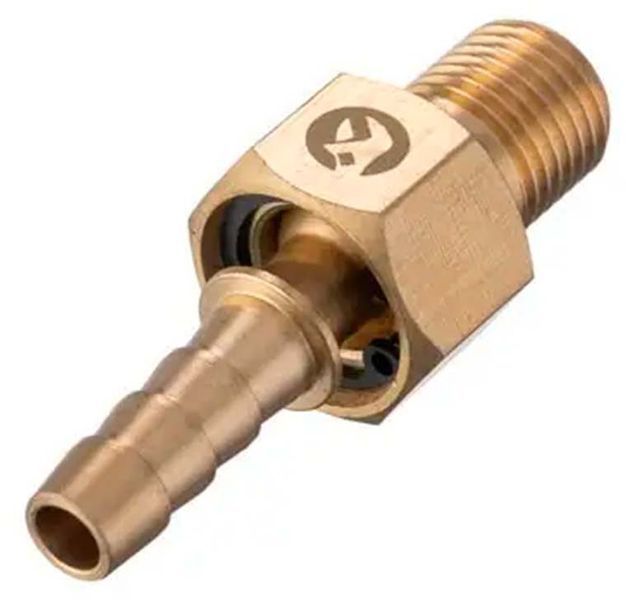 Шарнір поворотний Intertool-Storm - зовнішнє різьблення 1/4" на шланг 8 мм 000079664 фото