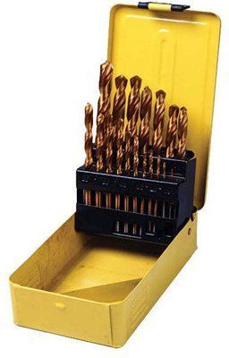 Набір свердел по металу Mastertool &ndash; 19 шт. (1-10 мм), титан бокс 000015107 фото